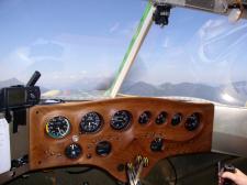 Paradiesvogel Cockpit im Flugbetrieb